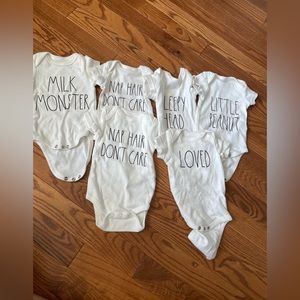 Rae Dunn onesie bundle